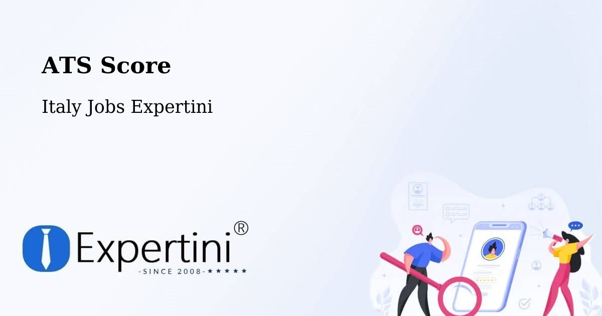 Resume ATS Score & Job Description Match Tool – Vanzaghello - Italy Jobs Expertini