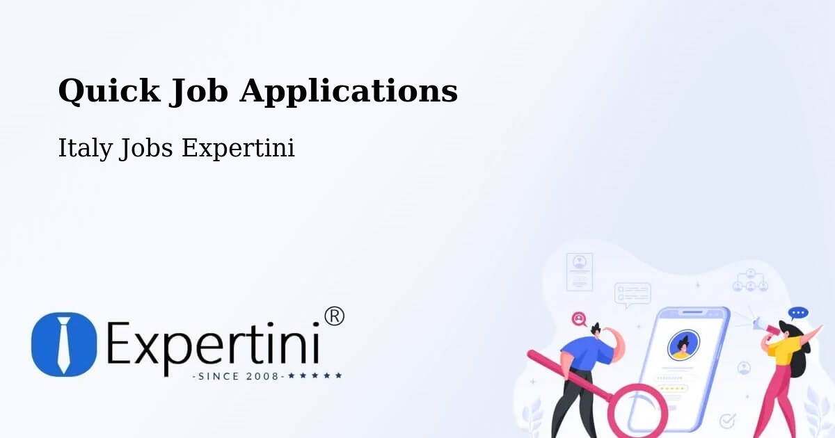 Quick Apply Feature – Vanzaghello - Italy Jobs Expertini