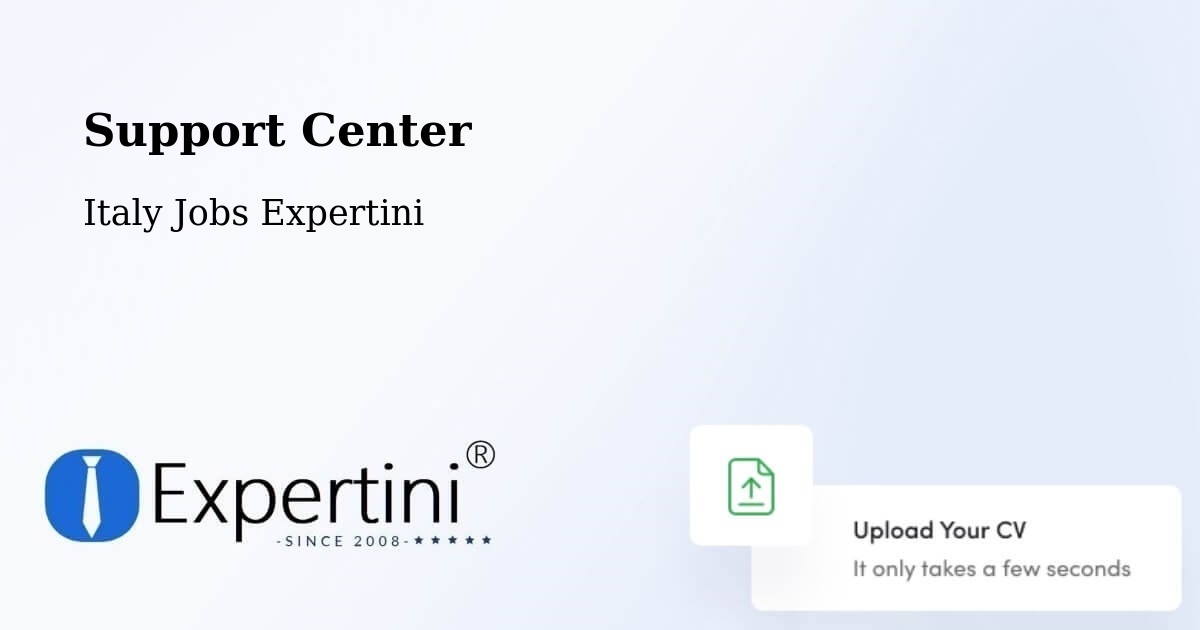 Support Services – Vanzaghello - Italy Jobs Expertini